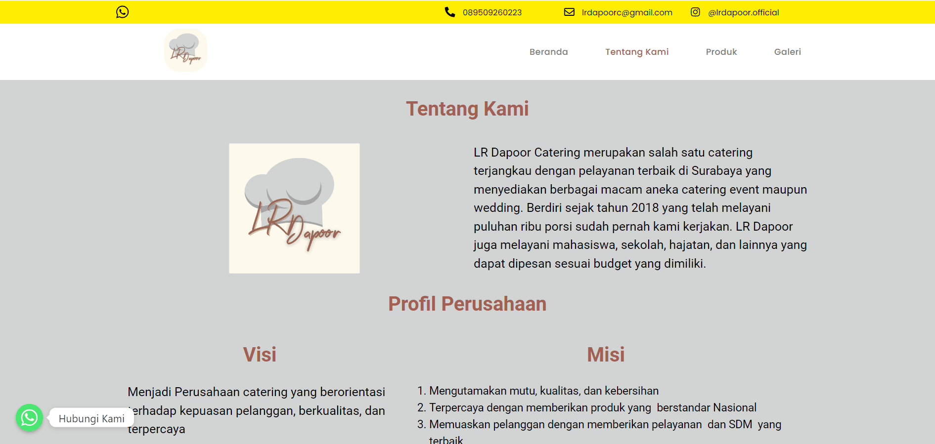 LR Dapoor Catering